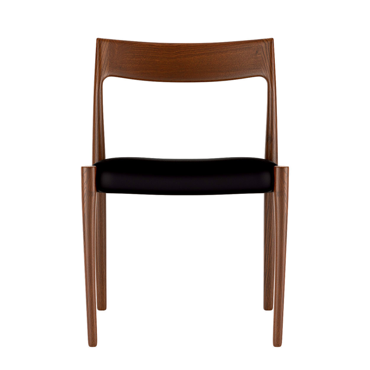 Moller Model 77 Side Chair 3D model_2