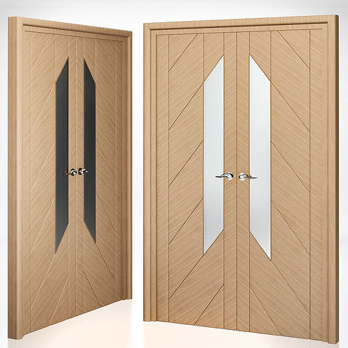 Interior Doors  3d model Low-poly 3D model