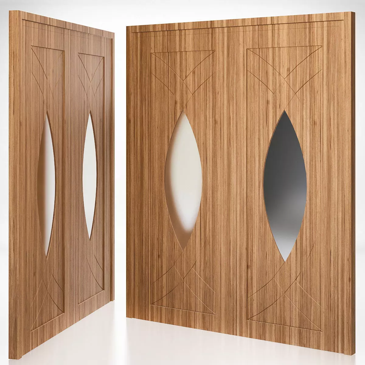 Interior Doors 3d model Low-poly 3D model