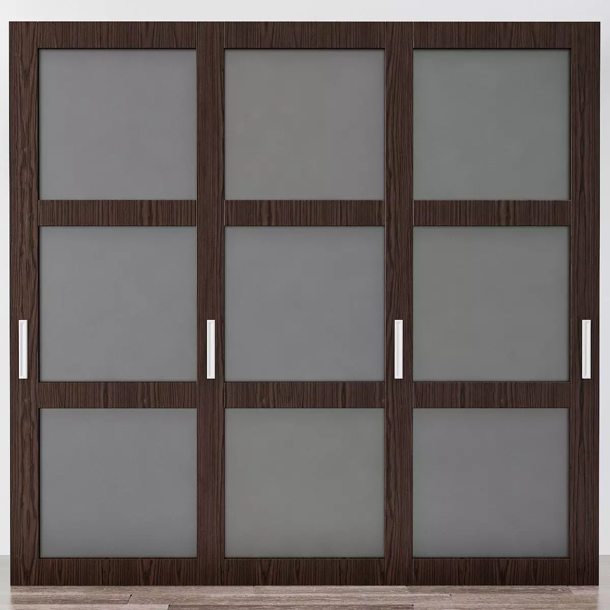 Wardrobe 3d model sliding closet doors - amazon bedroom furni... Low-poly 3D model_0