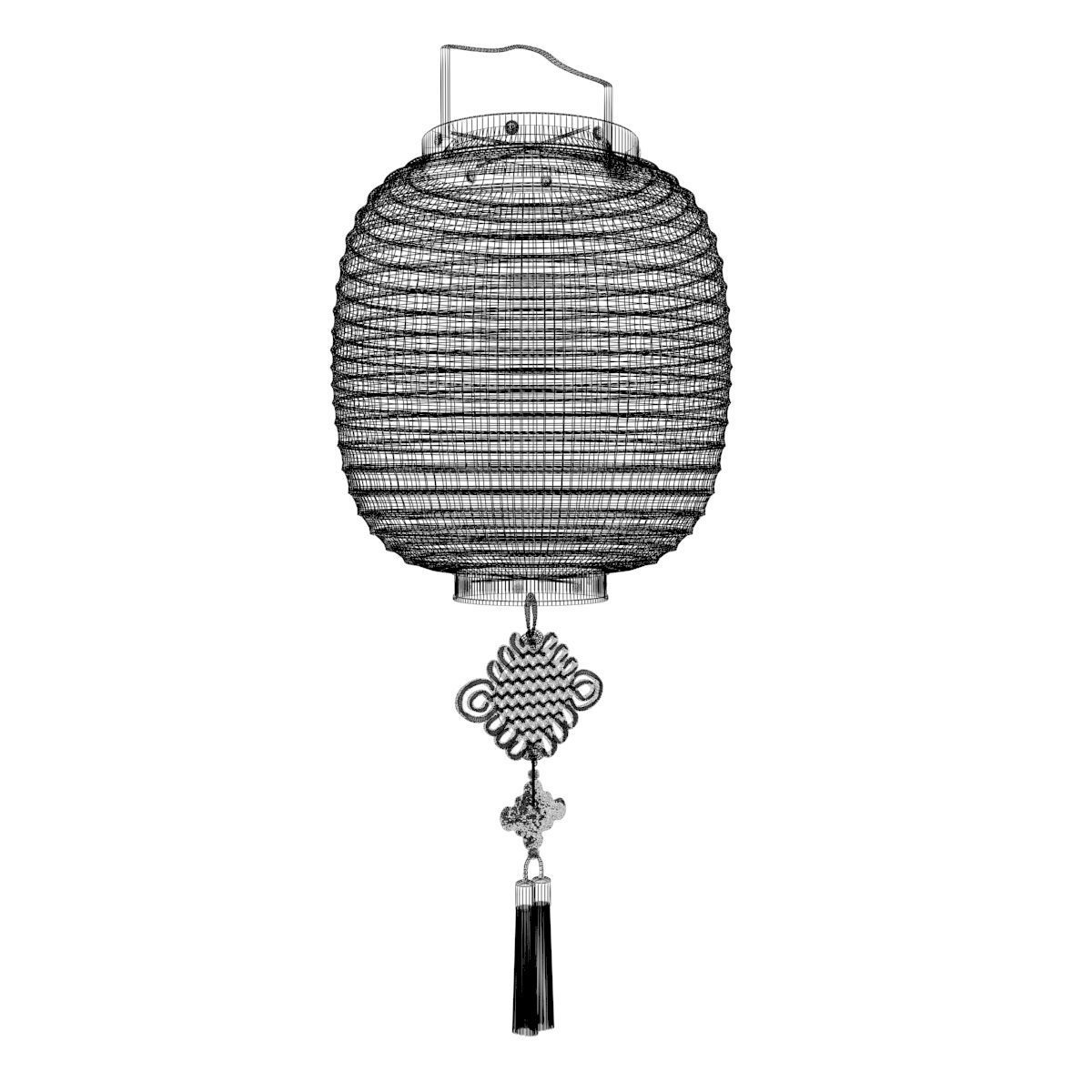 Chinese lantern 3D model_6