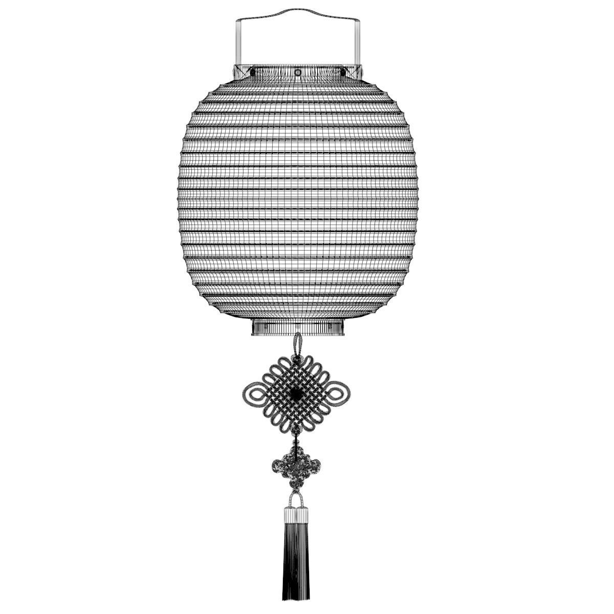 Chinese lantern 3D model_5