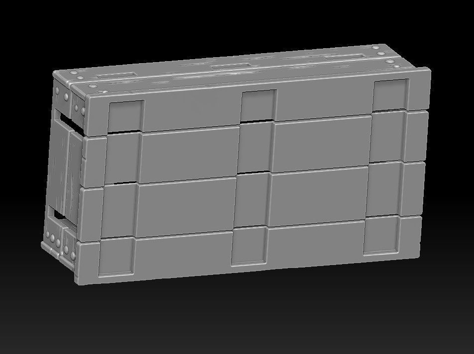 wooden box 3d print 3D print model_11
