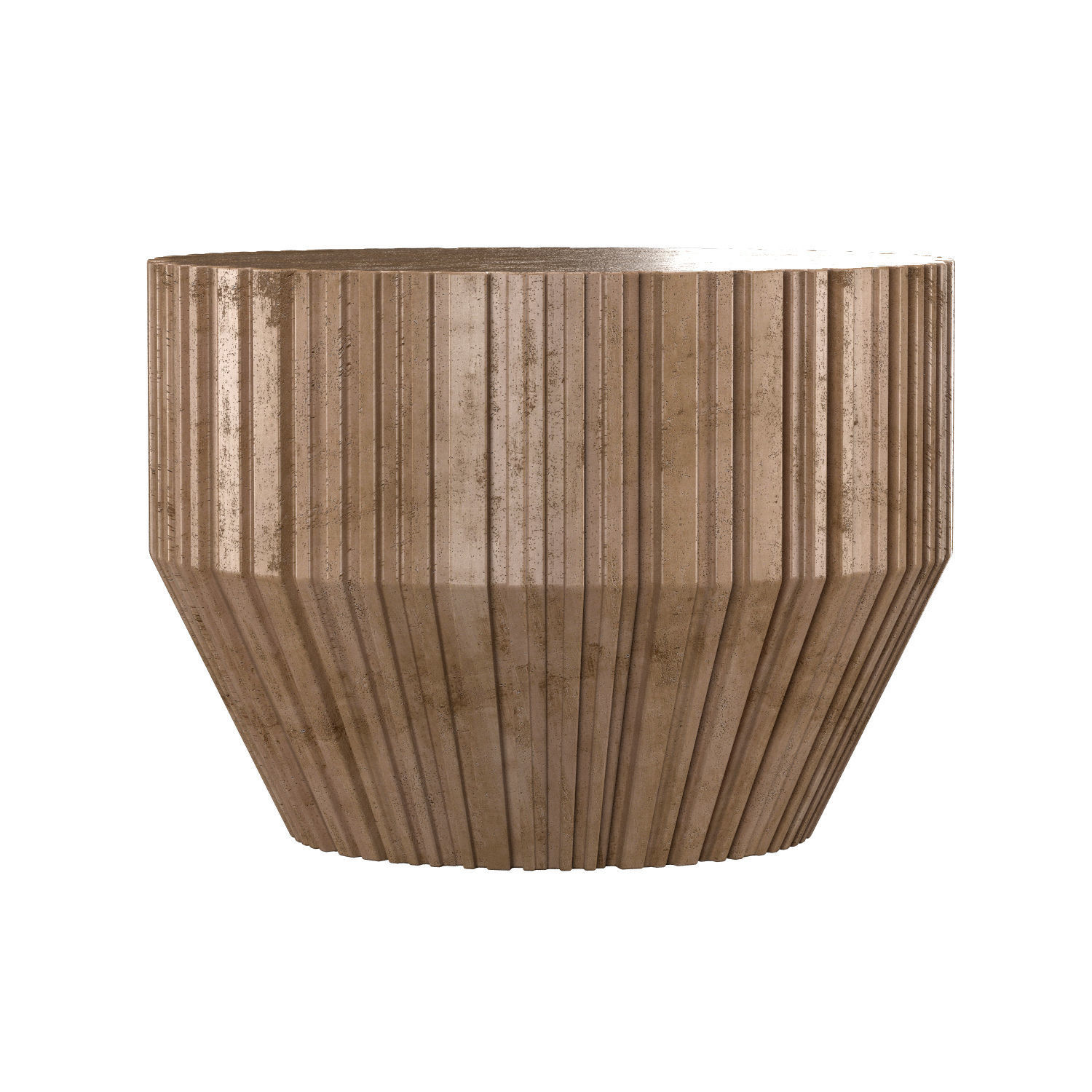 Primitive Concrete Side Table 3D model_4