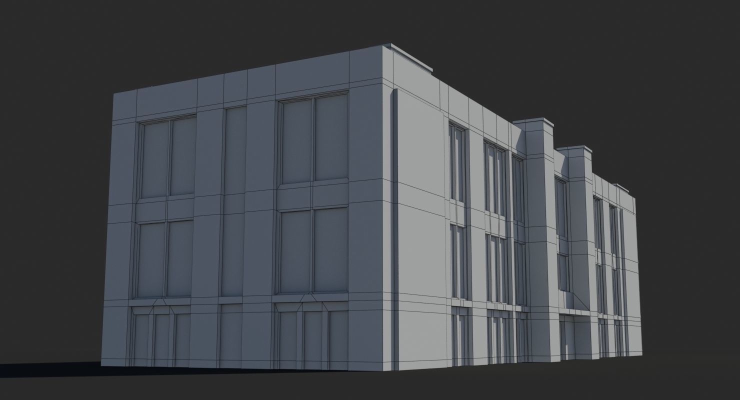 Factory x16 Low-poly 3D model_6