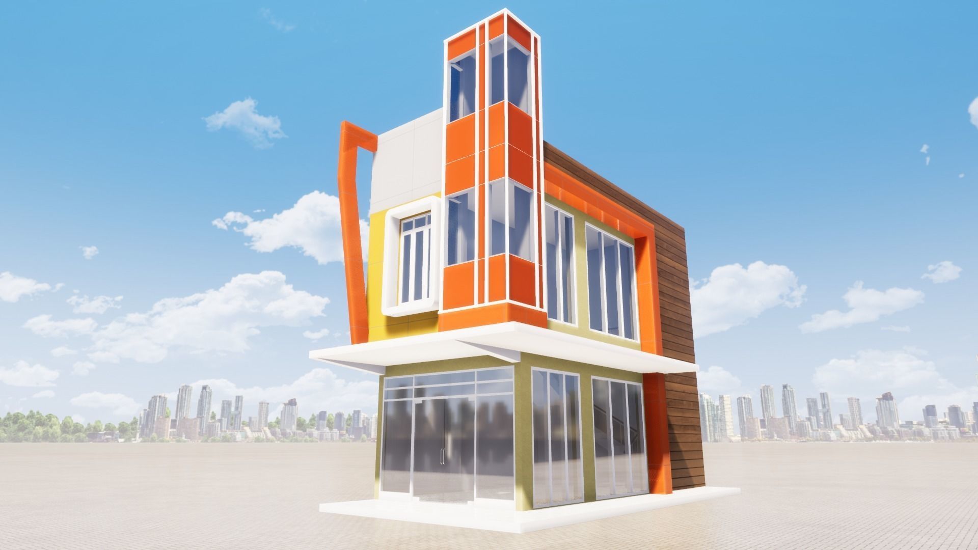 Store 5x10 KPI right 3D model_1