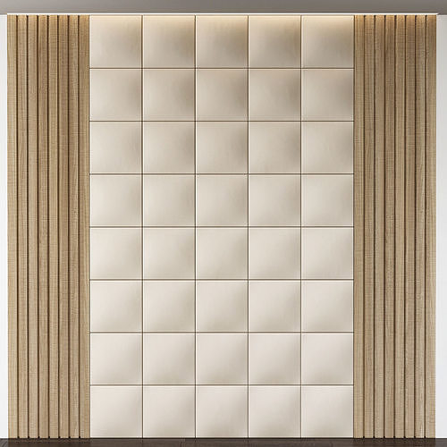 Wall Panel 3d model Low-poly 3D model