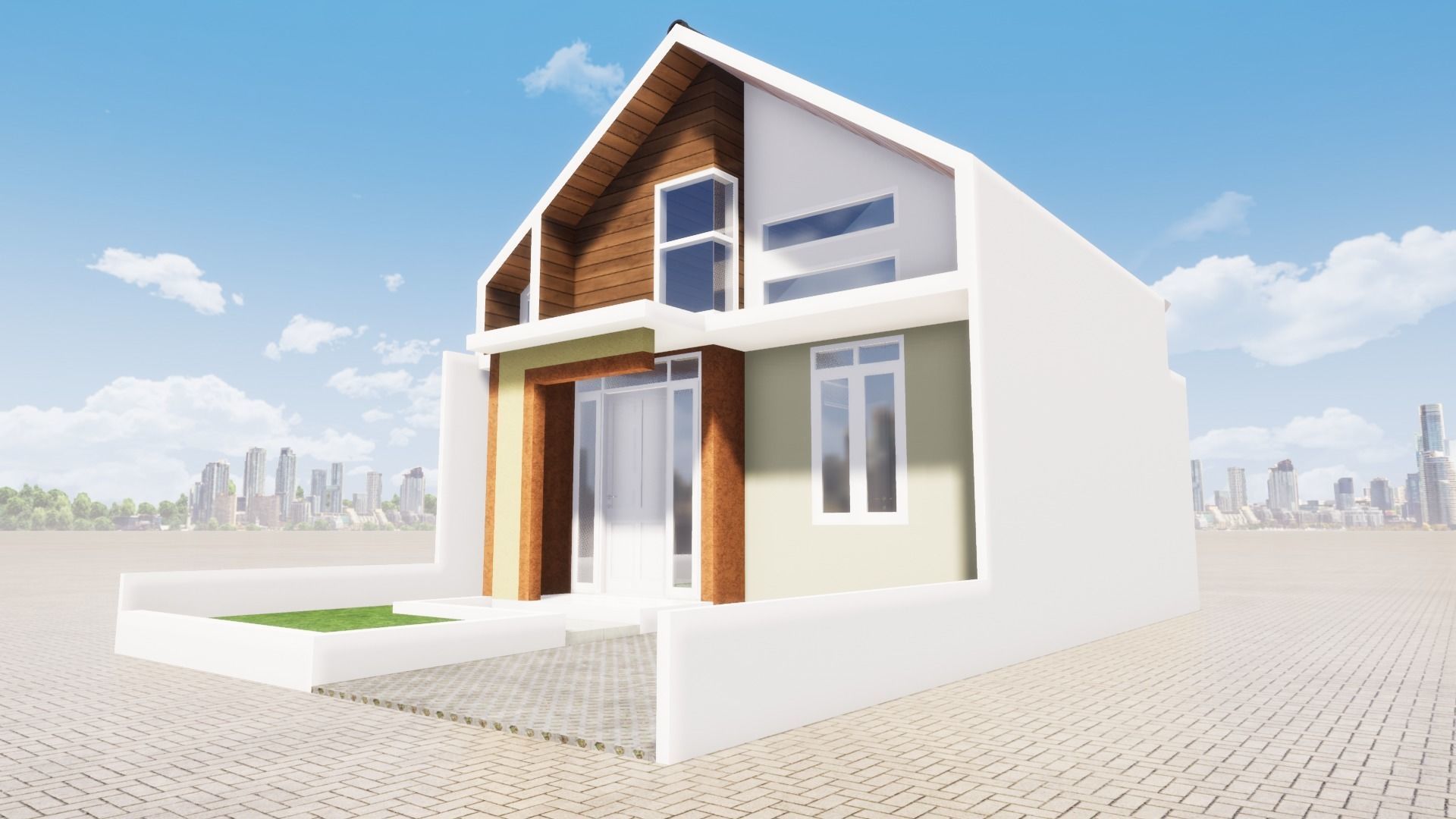 Small Home T3060 KPI 3D model_1