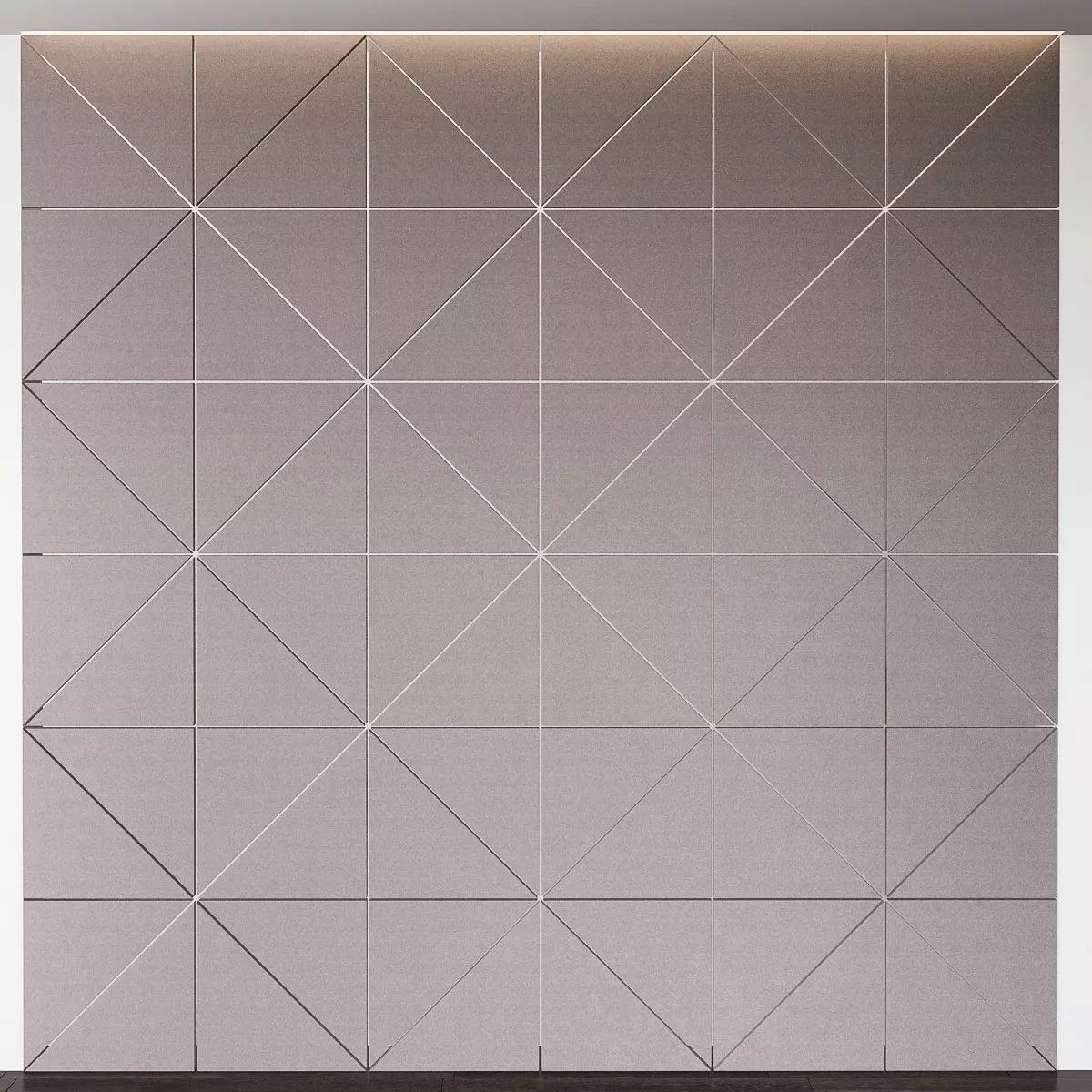 Wall Panel Decoration 3d model Low-poly 3D model_0