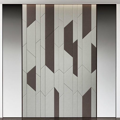 Wall Panel Decoration 3d model Low-poly 3D model