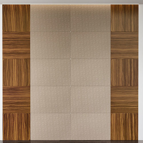 Wall Panel Decoration 3d model Low-poly 3D model