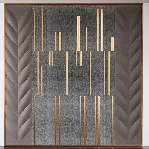 Wall Panel Decoration 3d model Low-poly 3D model