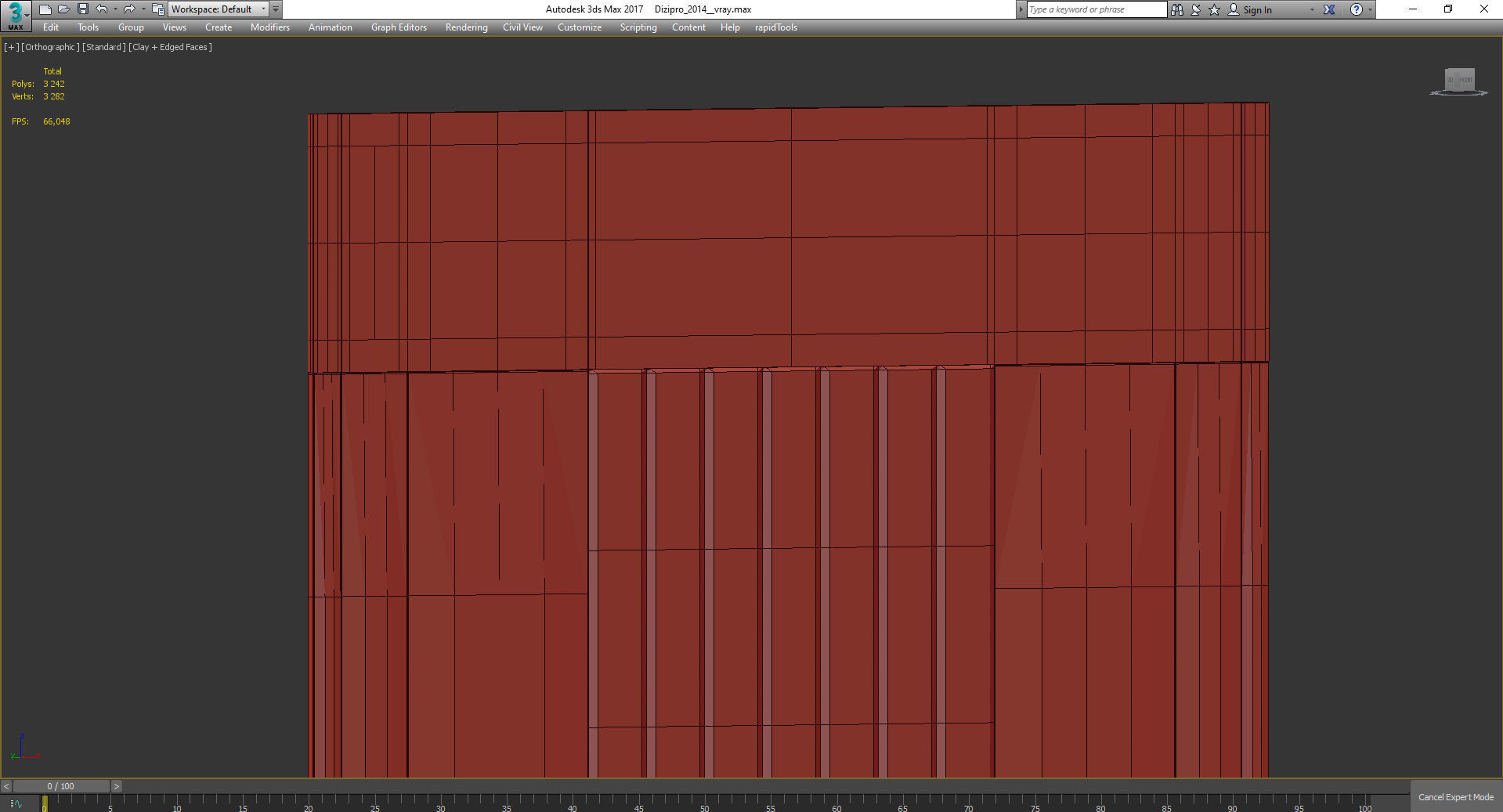 Wall Panel Decoration 3d model Low-poly 3D model_4