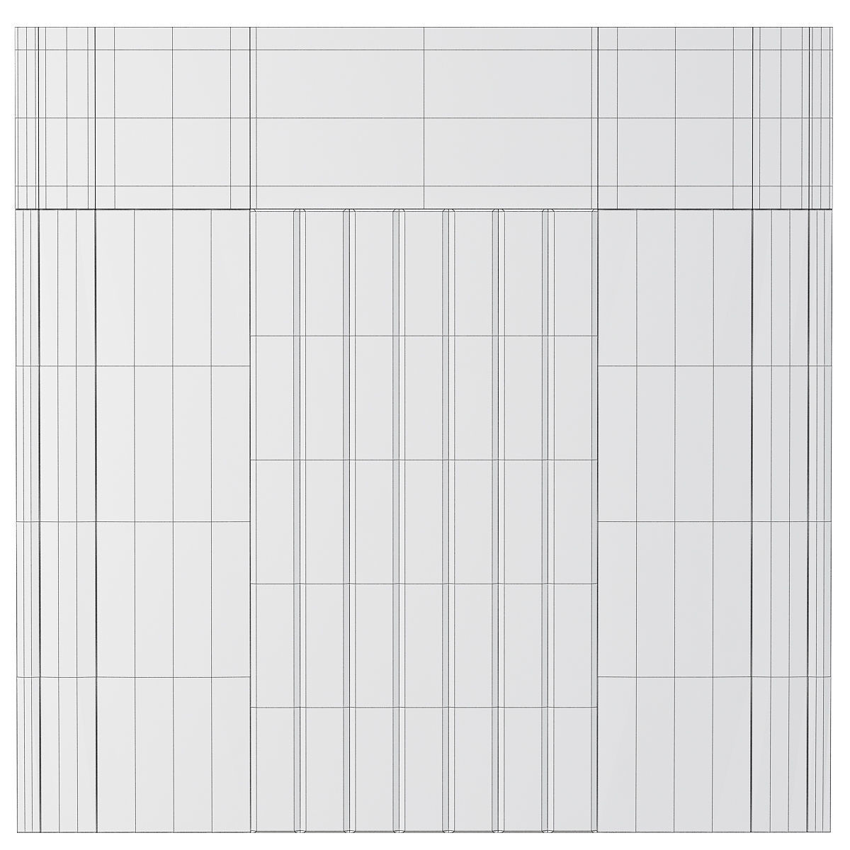 Wall Panel Decoration 3d model Low-poly 3D model_1