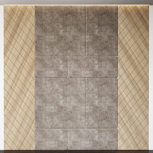 Wall Panel Decoration 3d model Low-poly 3D model