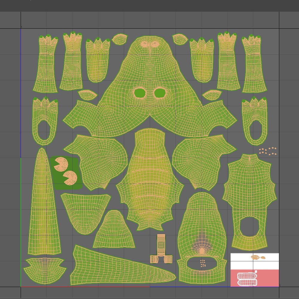 Crocodile Cartoon 3D model_16