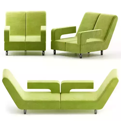 Clever Chairs for Small Spaces 3d model Low-poly 3D model