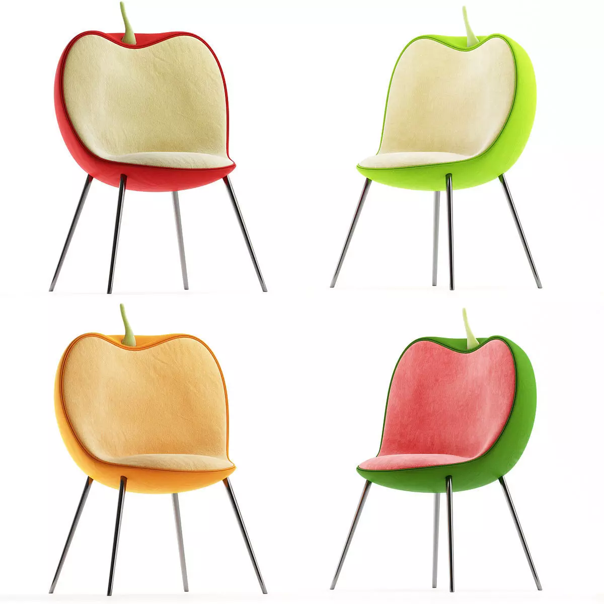 Delicious Chair 3d model Low-poly 3D model_0