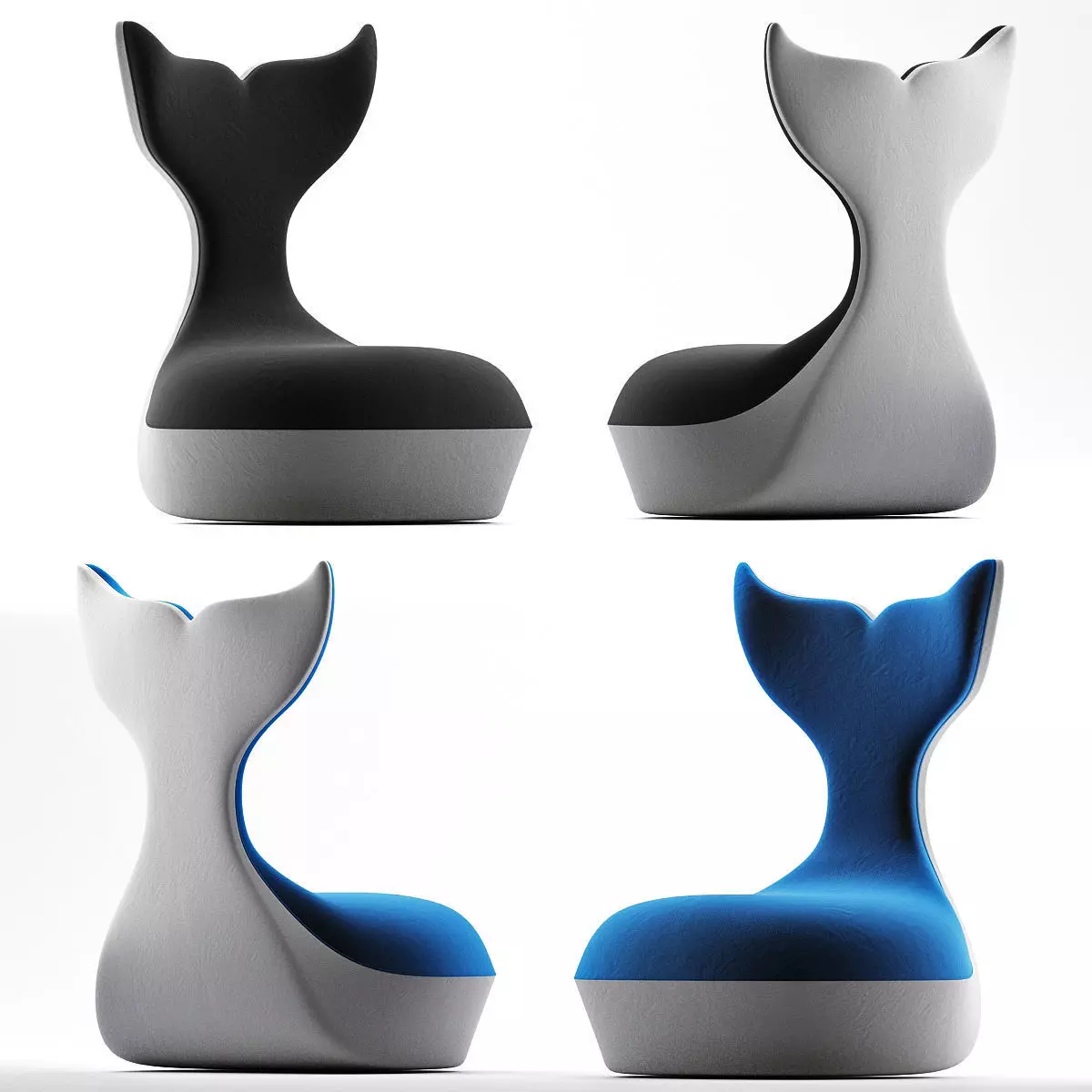 Hubert Le Gall Baleine 3d model Low-poly 3D model_0