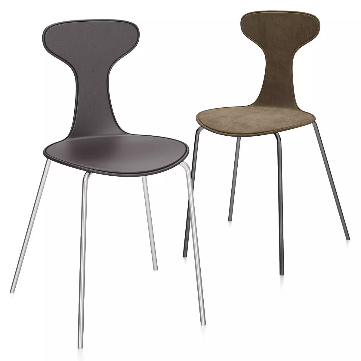 Steam Punk P chair 3d model Low-poly 3D model_0