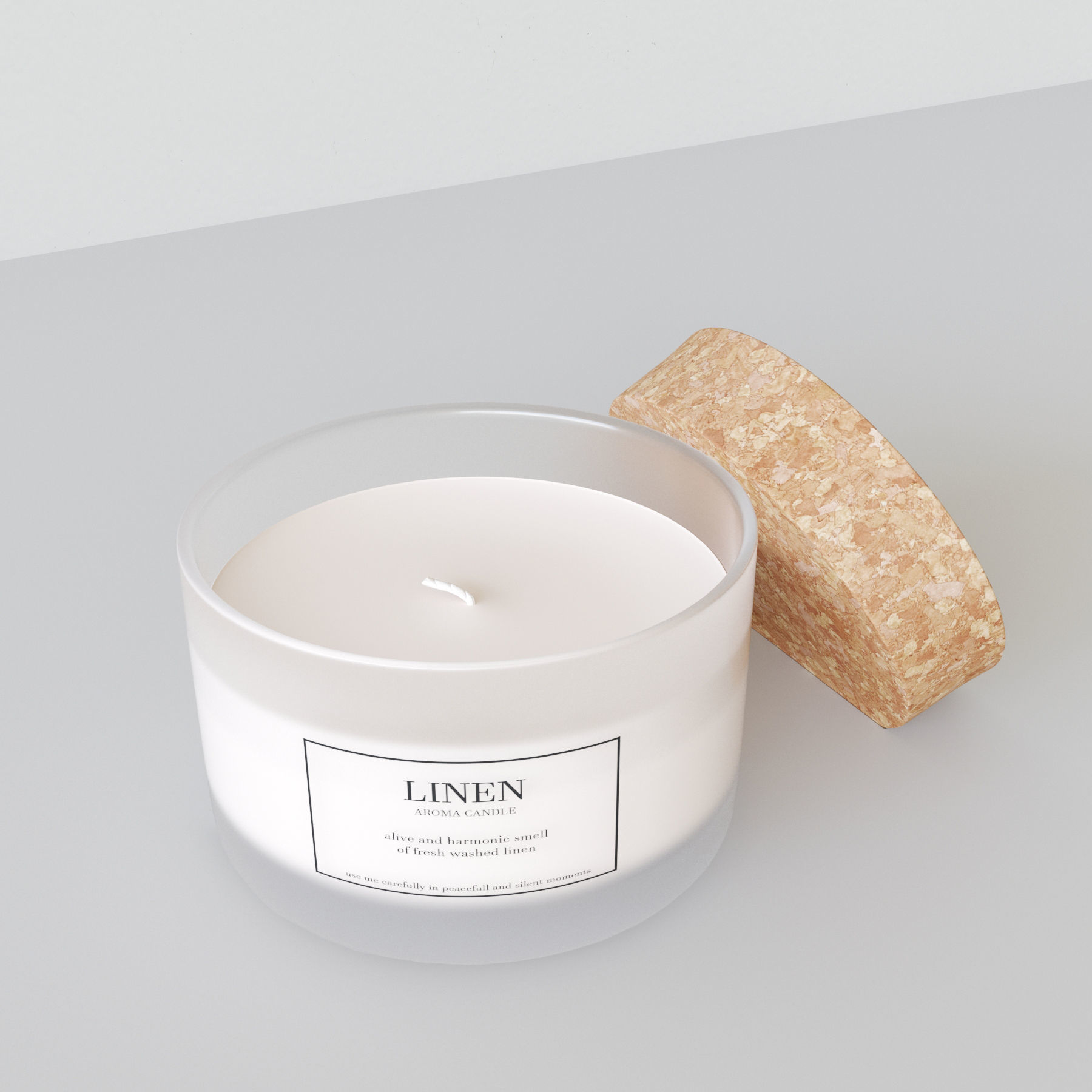 Living Candles Set 3D model_7