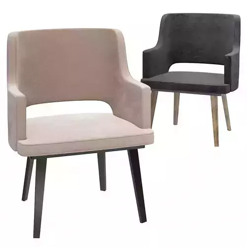 Thea Queen Galotti Radice chair 3d model Low-poly 3D model