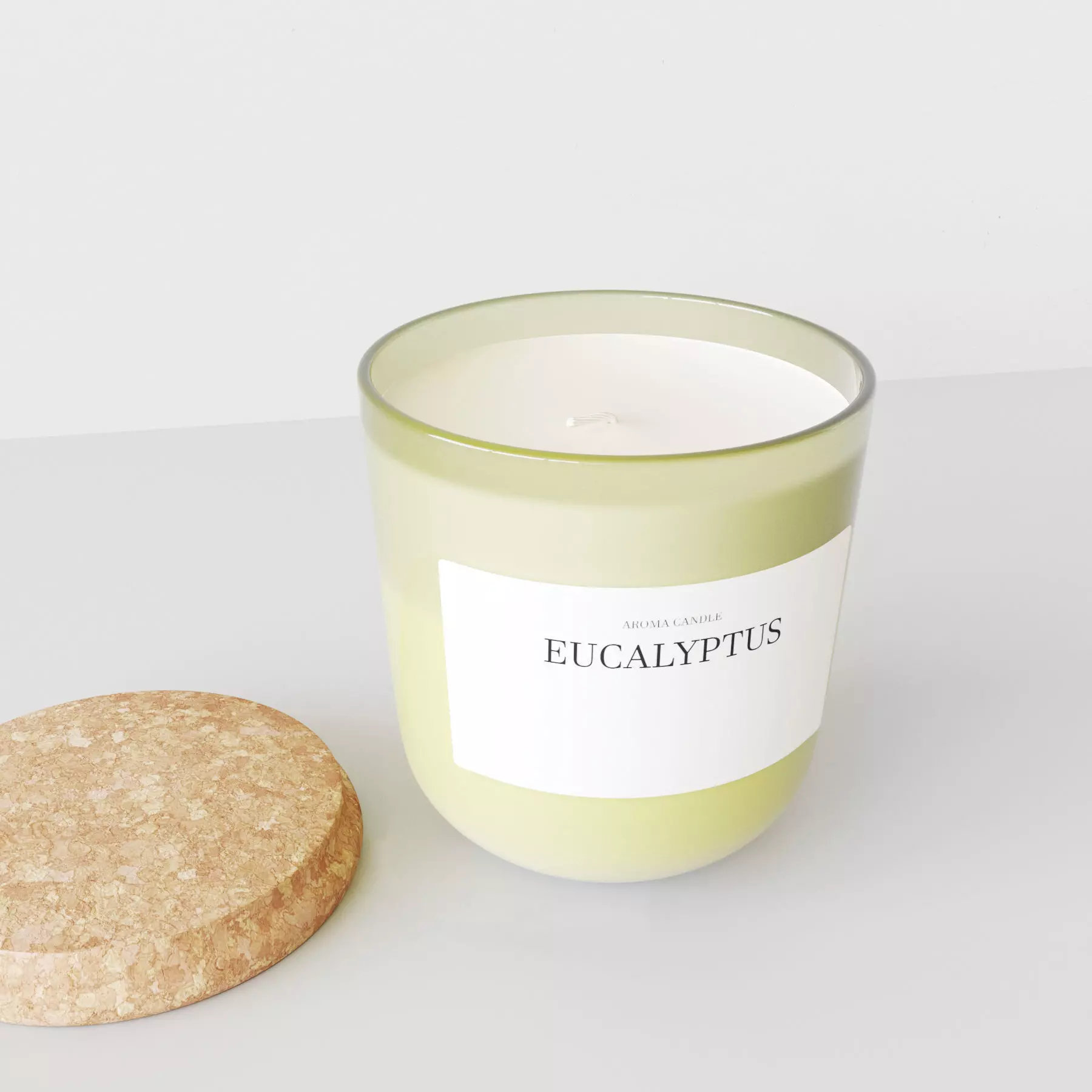 Aroma Candle Eucalyptus 3D model_0