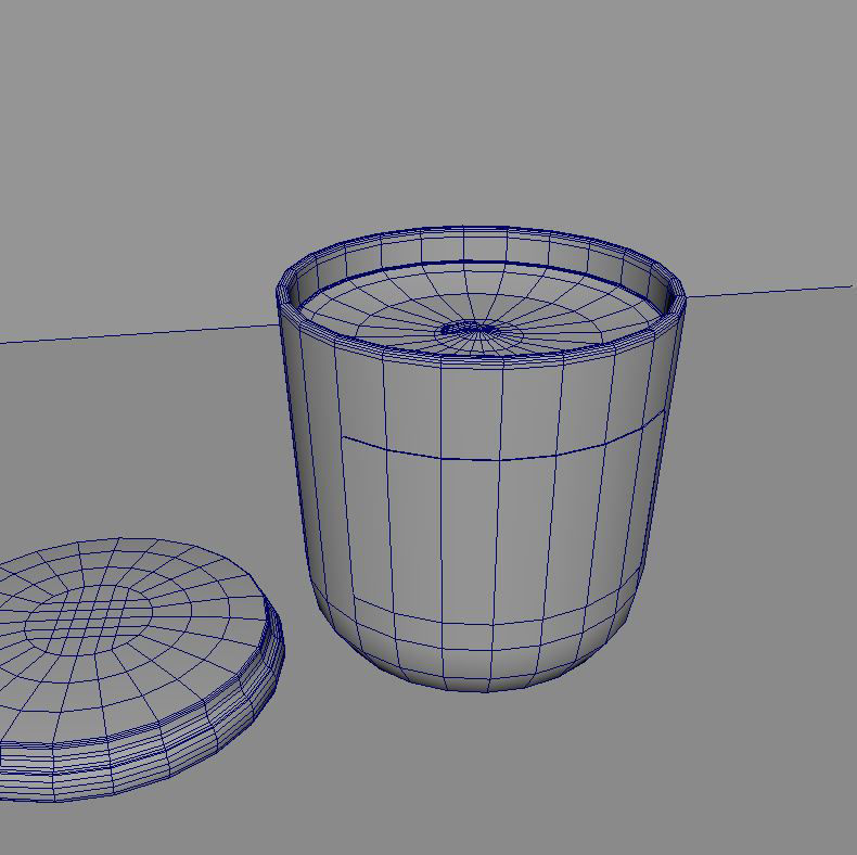 Aroma Candle Eucalyptus 3D model_1