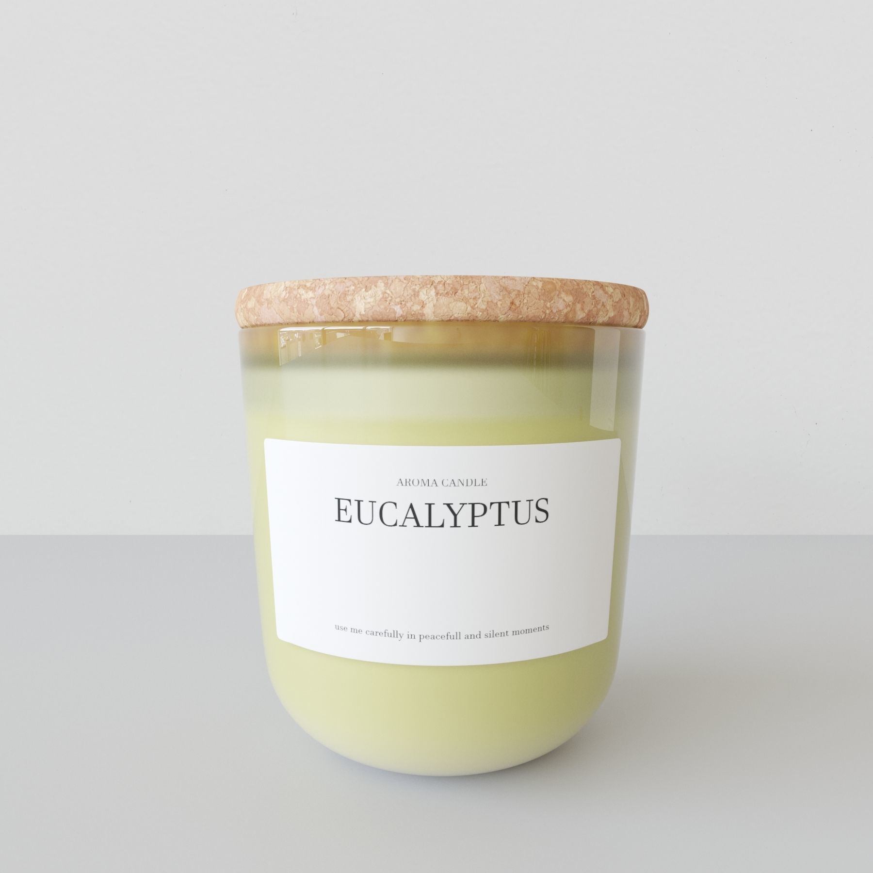 Aroma Candle Eucalyptus 3D model_2