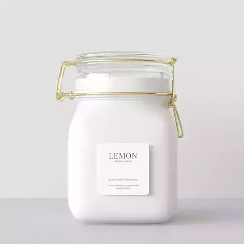 Aroma Candle Lemon 3D model