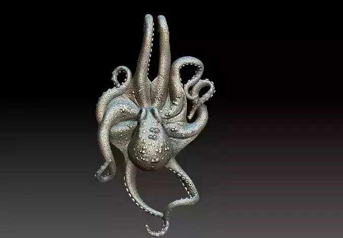 octapus  pendant 3d model 