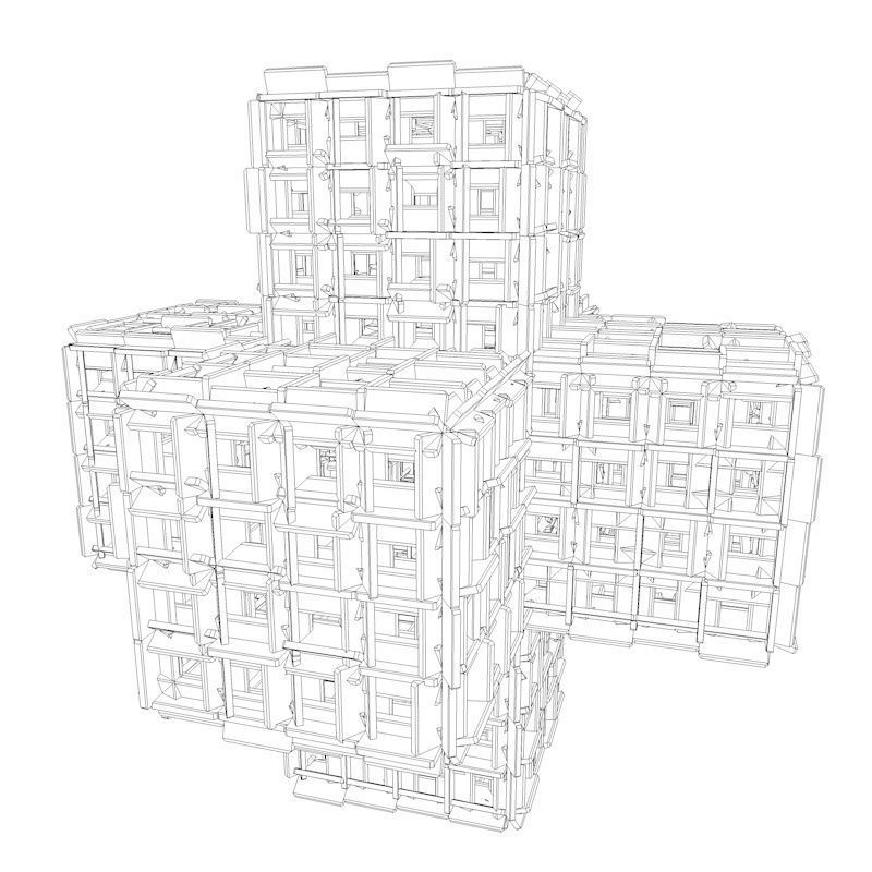 Sci-Fi Shapes Vixius The Sign of Vitality 3D model_16