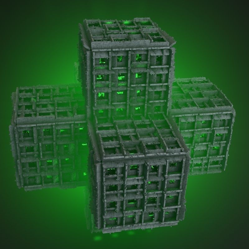 Sci-Fi Shapes Vixius The Sign of Vitality 3D model_11