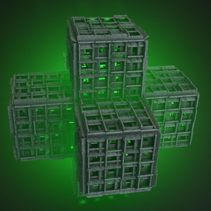 Sci-Fi Shapes Vixius The Sign of Vitality 3D model_10