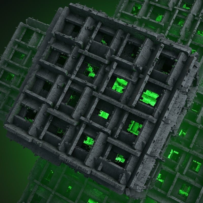 Sci-Fi Shapes Vixius The Sign of Vitality 3D model_4