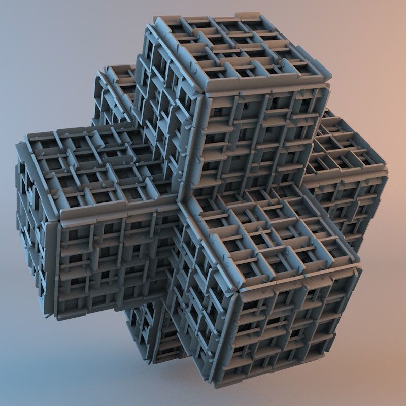 Sci-Fi Shapes Vixius The Sign of Vitality 3D model_13