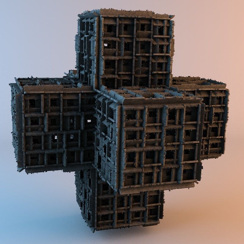 Sci-Fi Shapes Vixius The Sign of Vitality 3D model_8