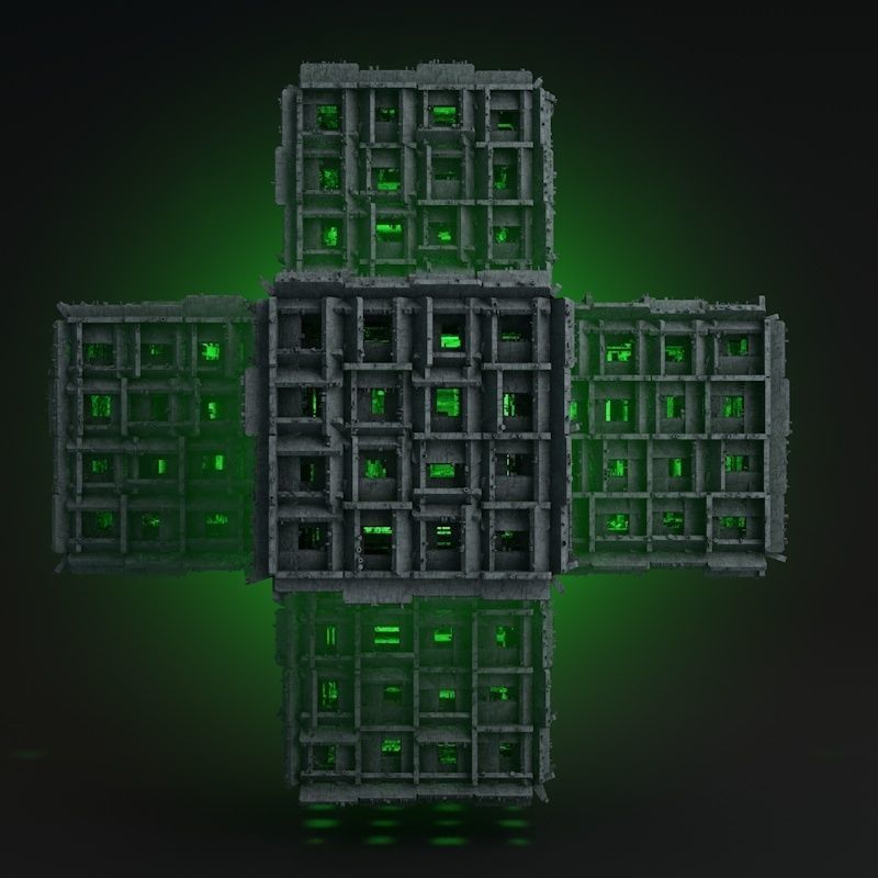 Sci-Fi Shapes Vixius The Sign of Vitality 3D model_1