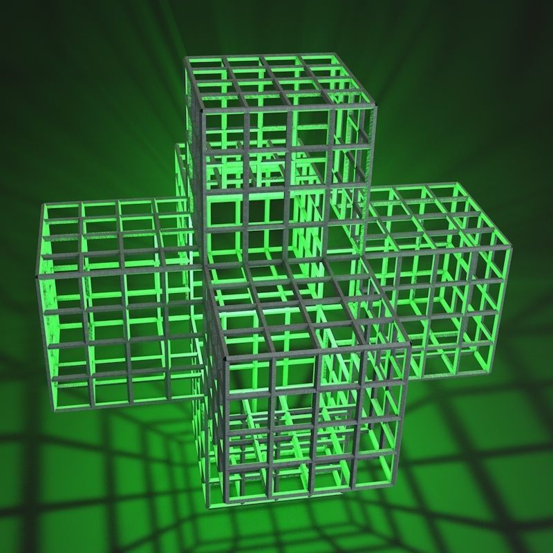 Sci-Fi Shapes Vixius The Sign of Vitality 3D model_9