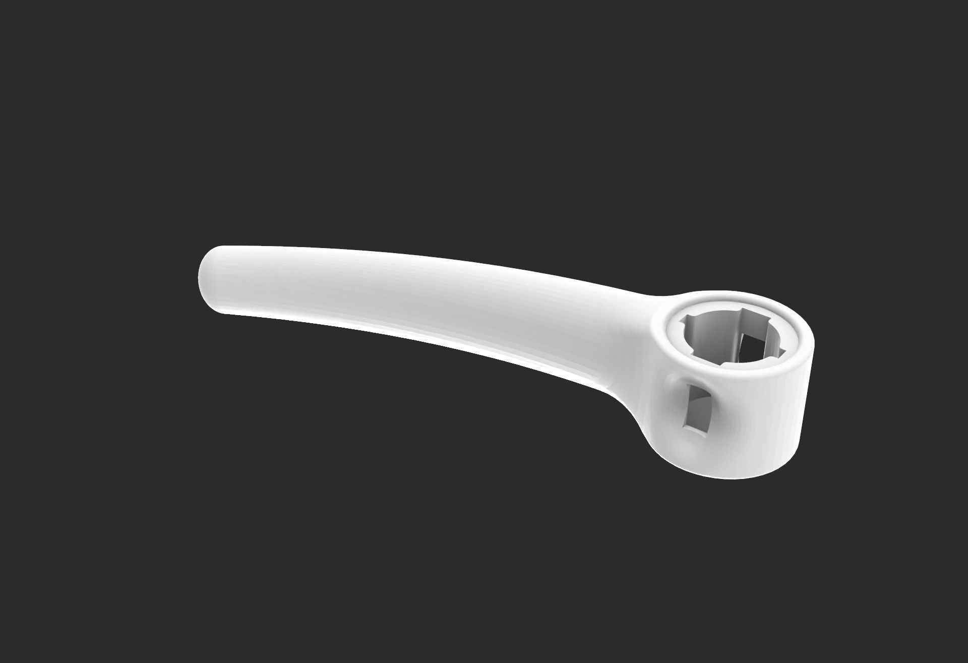 Adonis Dental Reflector Arm 3D print model_3