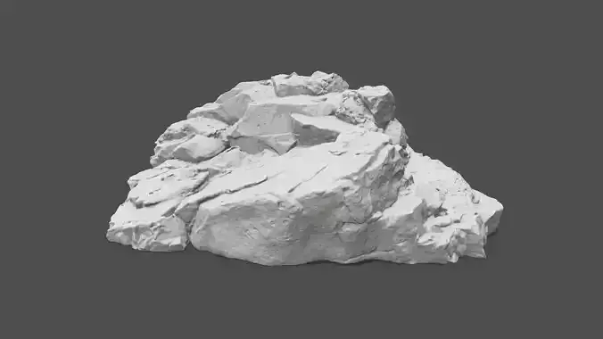 rock 1 piece of 3D print model