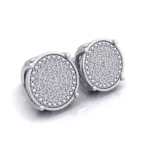 Fancy Stud Earring 3d Print Model 3D print model