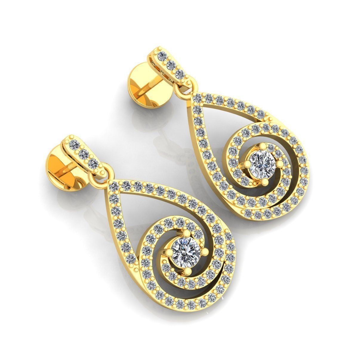 Big Earring 3d Model Print  3D print model_2