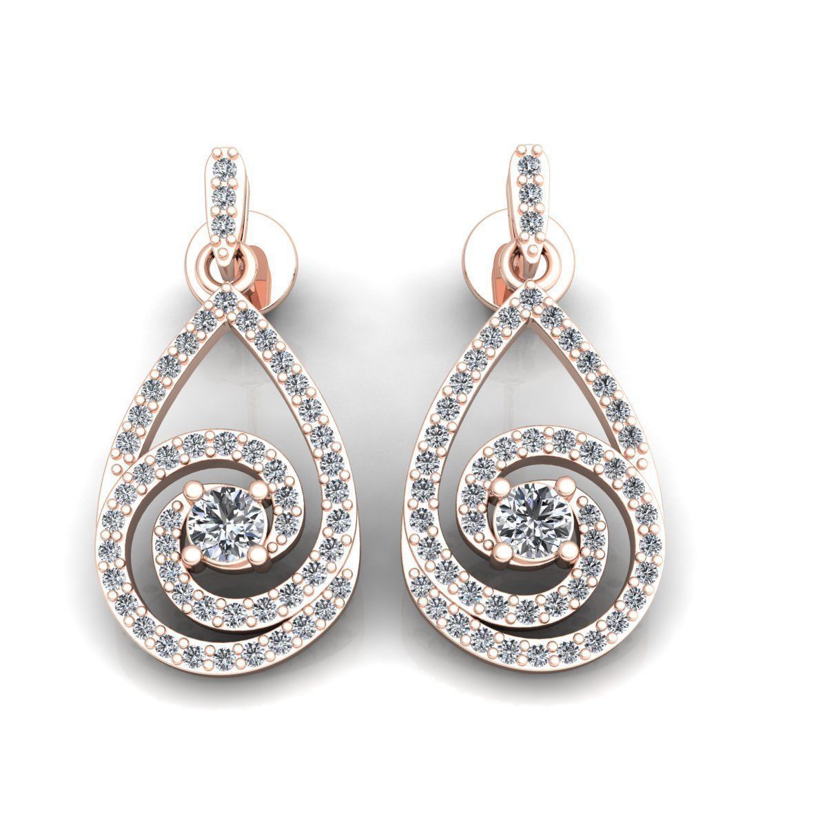 Big Earring 3d Model Print  3D print model_4