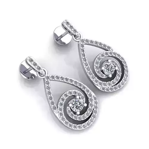 Big Earring 3d Model Print  3D print model