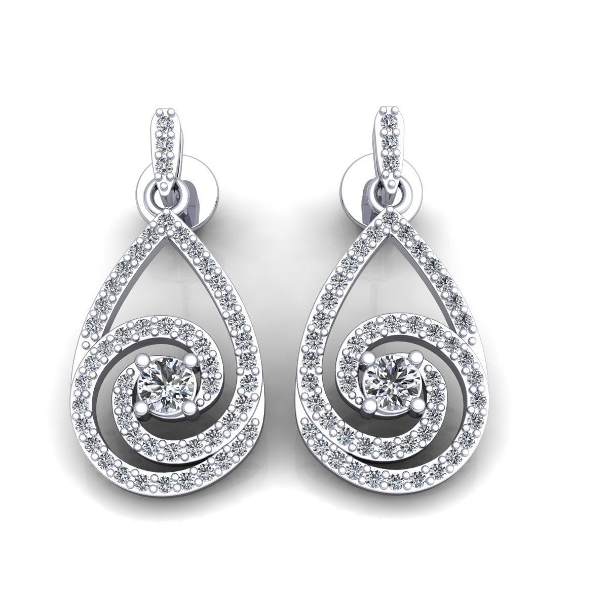 Big Earring 3d Model Print  3D print model_3