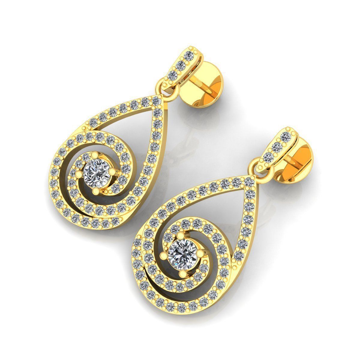 Big Earring 3d Model Print  3D print model_8