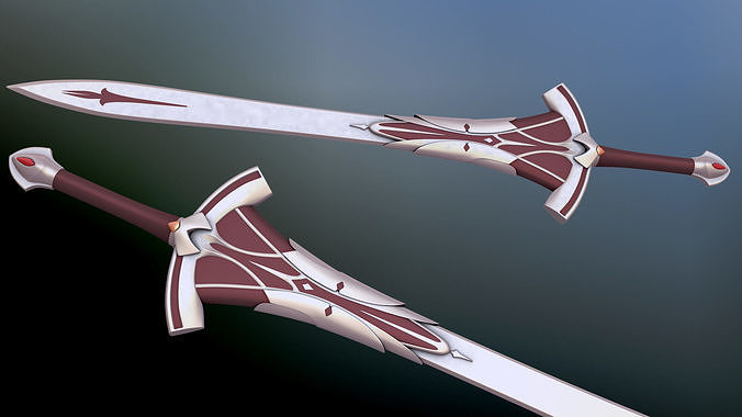 Fate Apocrypha Mordreds  Sword Clarent 3D model