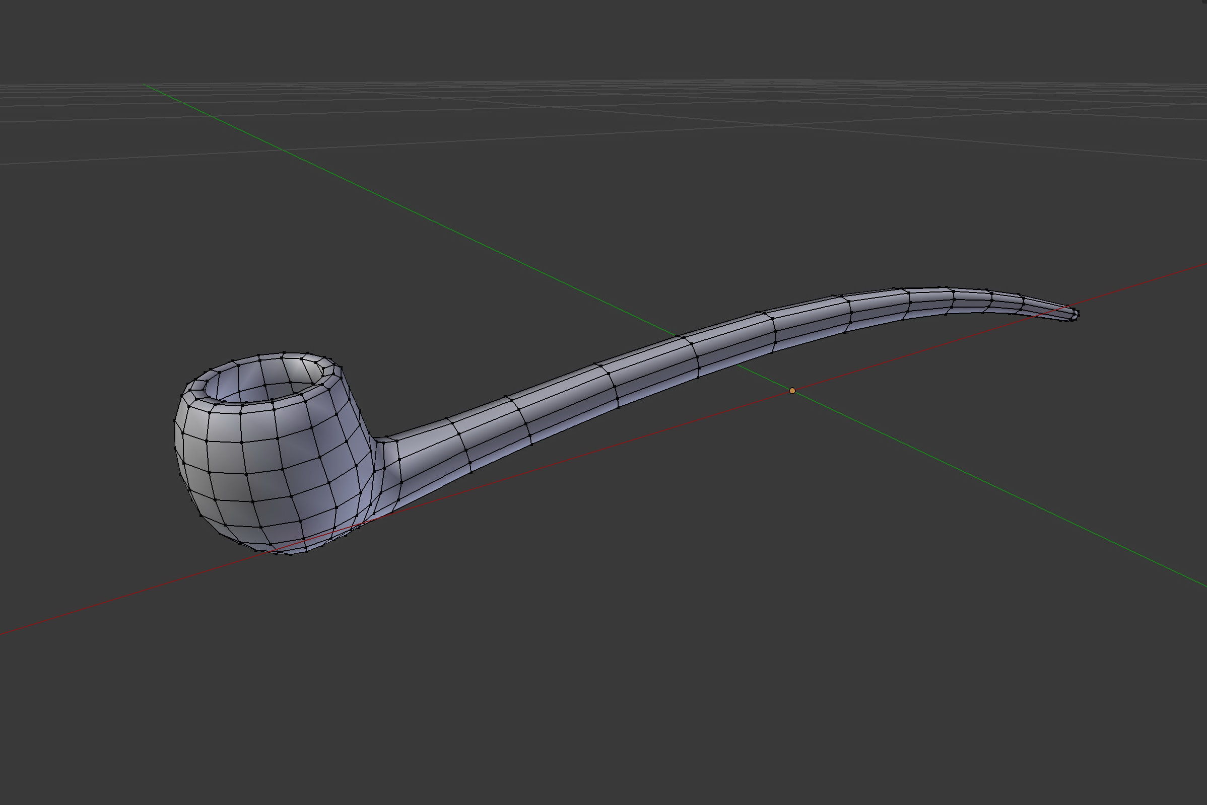 Tobacco Pipe Low-poly 3D model_11