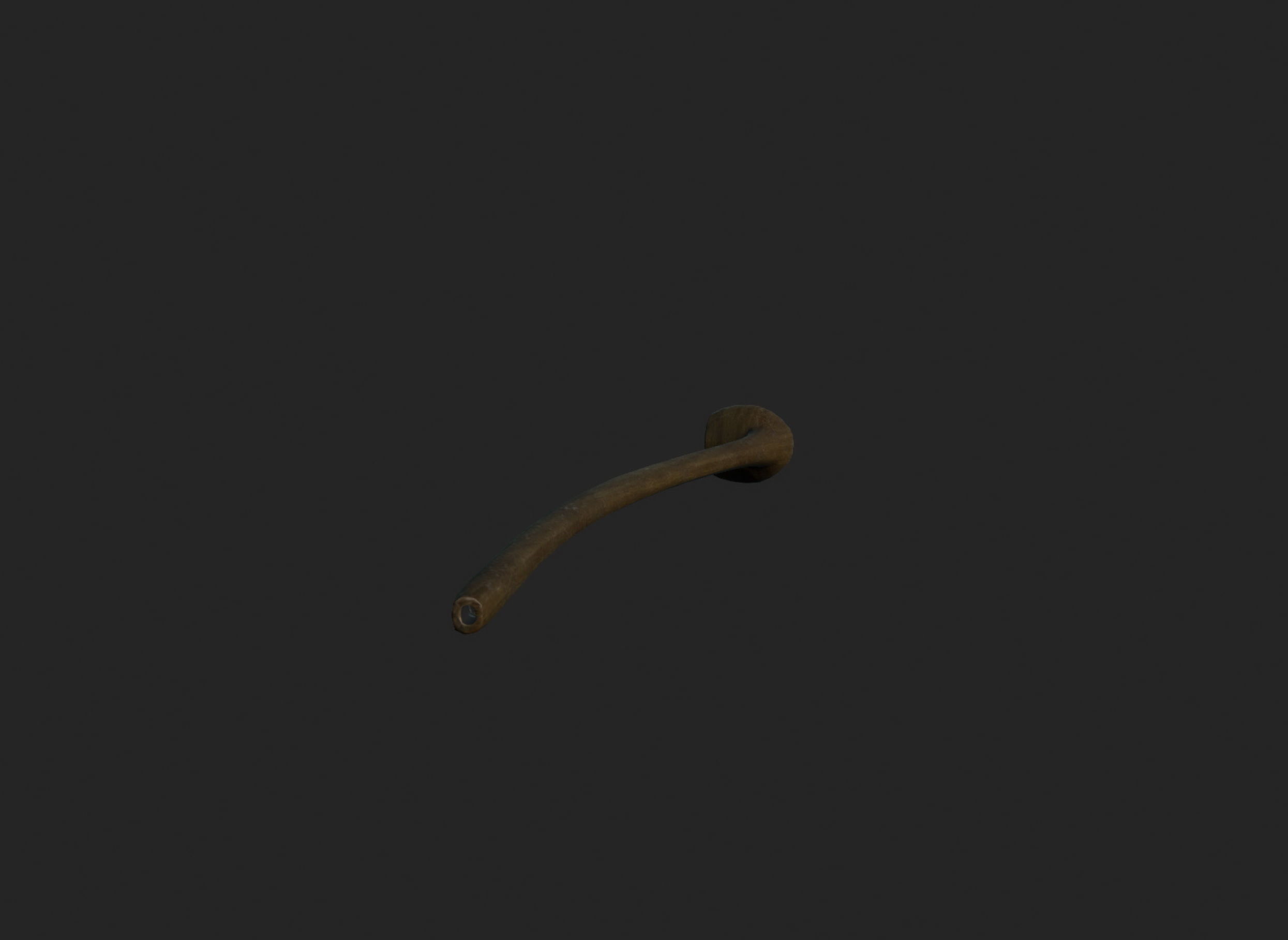 Tobacco Pipe Low-poly 3D model_8
